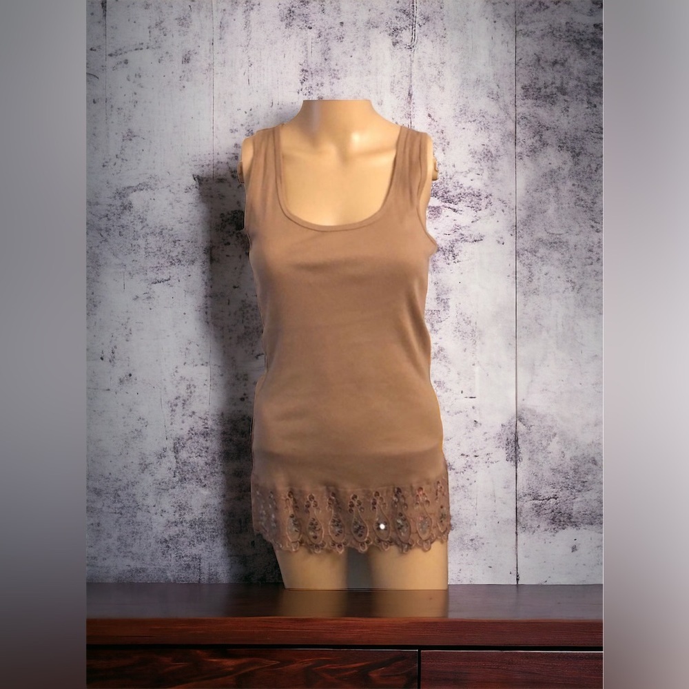 Y2K Lace trim tank top